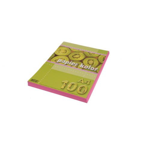 Papier ksero A4/100/80g Kreska różowy - 2